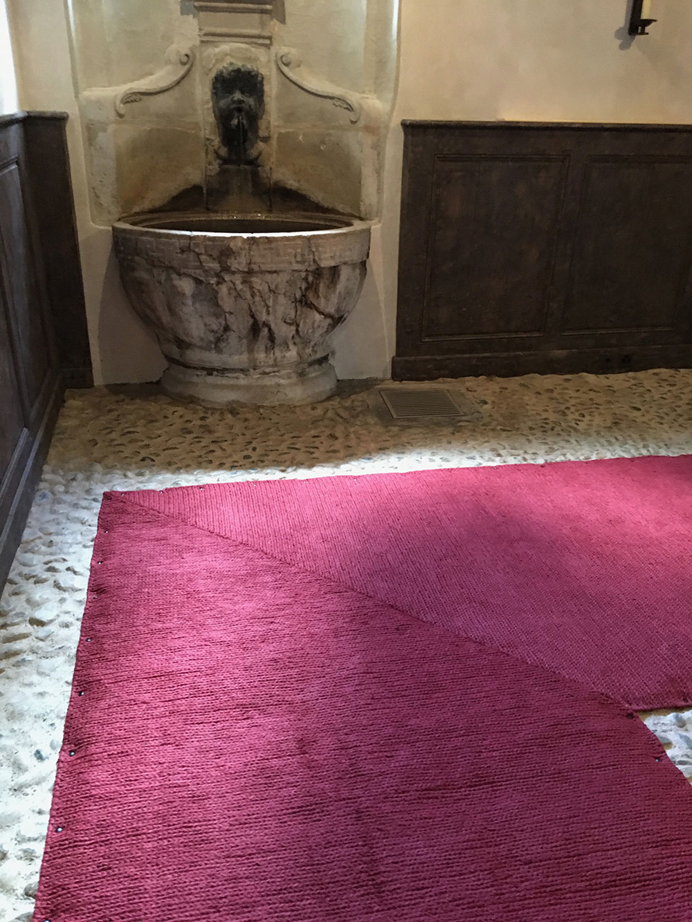 Tapis de passage rouge