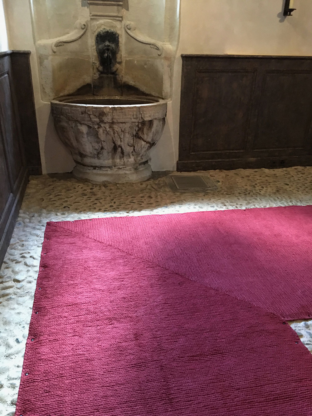 Tapis de passage rouge